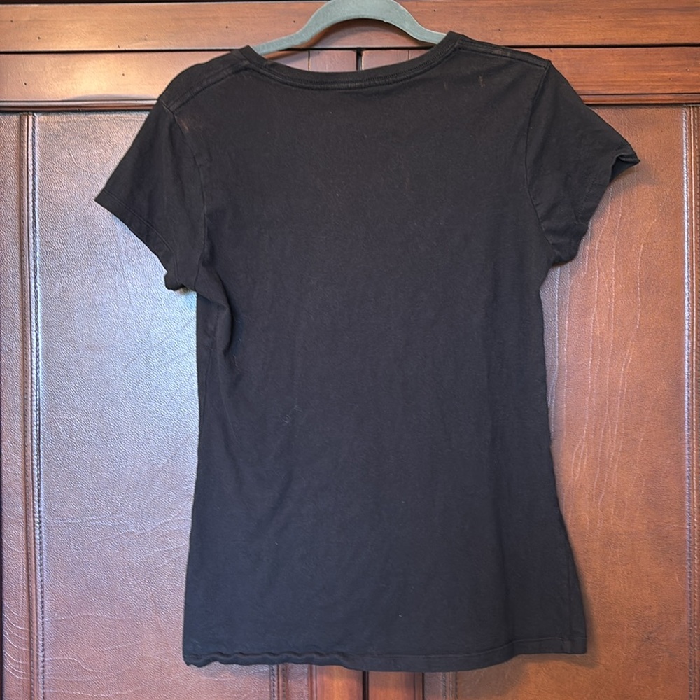 The Whosoevers Tee Short Women’s XL Black Gold Associates Saint Sinners soft - Picture 3 of 5